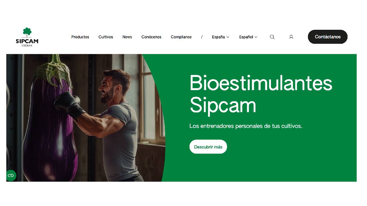 Nueva página web de Sipcam Iberia