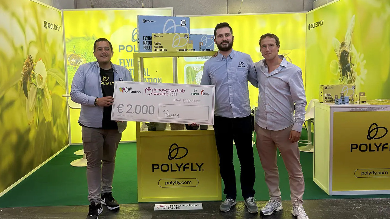 Los sírfidos polinizadores Polyfly premiados en Fruit Attraction